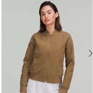 Lululemon Non Stop Cotton Reversible Bomber Jacket
